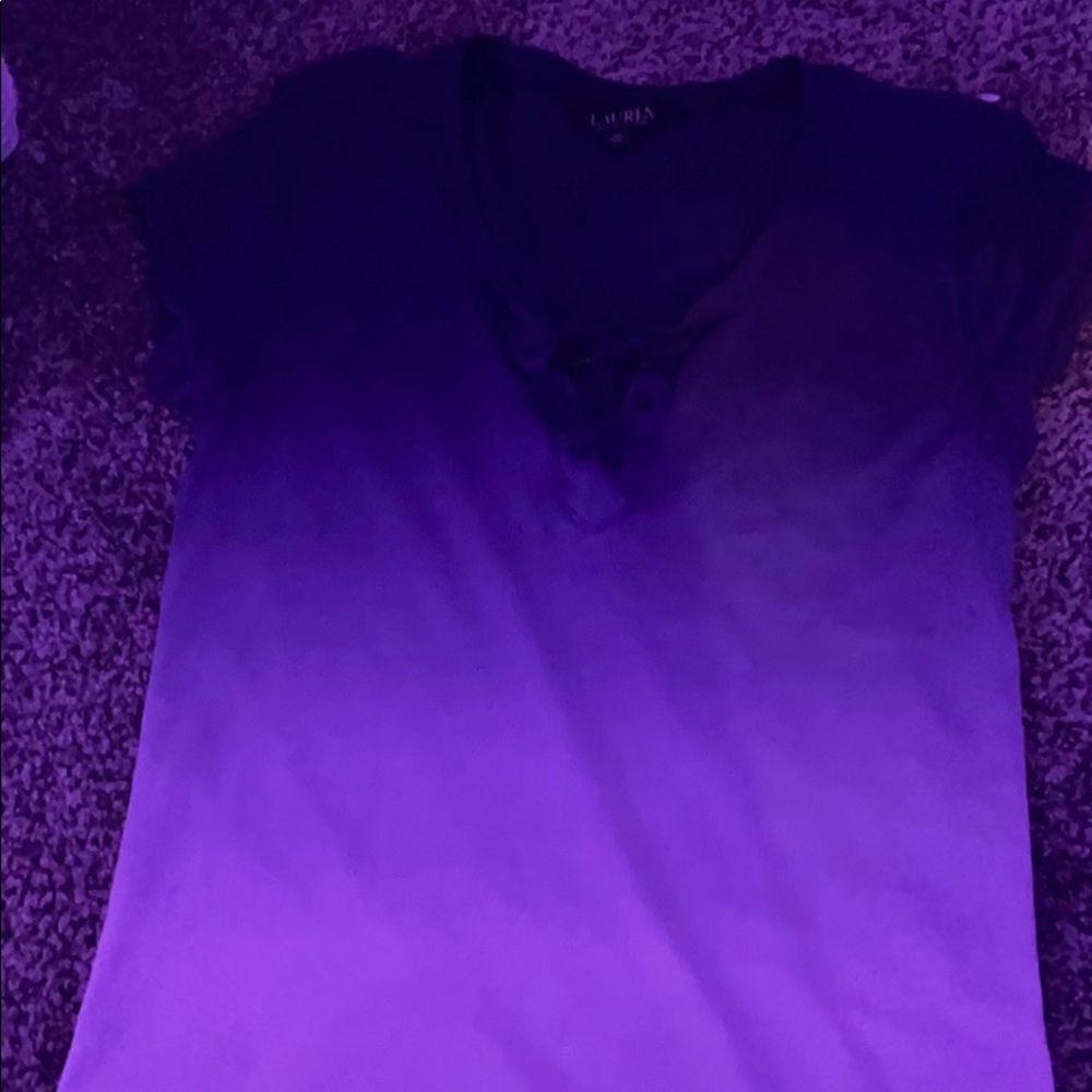 Lauren Ralph Lauren Blue Ombré T-Shirt